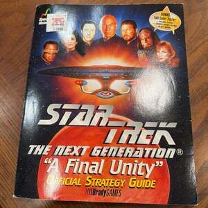Star Trek The Next Generation "A Final Unity" Official Strategy Guide, BradyGame